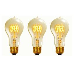Globe Electric 60W Vintage Edison A19 Quad Loop Incandescent